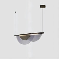 EQUAL COLOR Linear Chandelier by Lampadom - detail view