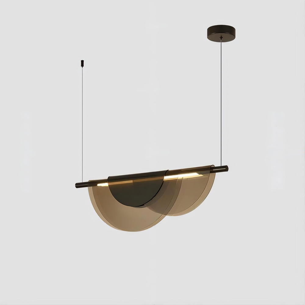 EQUAL COLOR Linear Chandelier by Lampadom - side view