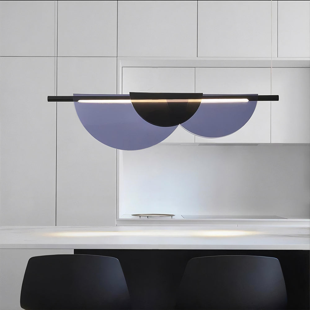 EQUAL COLOR Linear Chandelier by Lampadom - scale reference