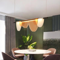EQUALinear Chandelier by Lampadom - side view