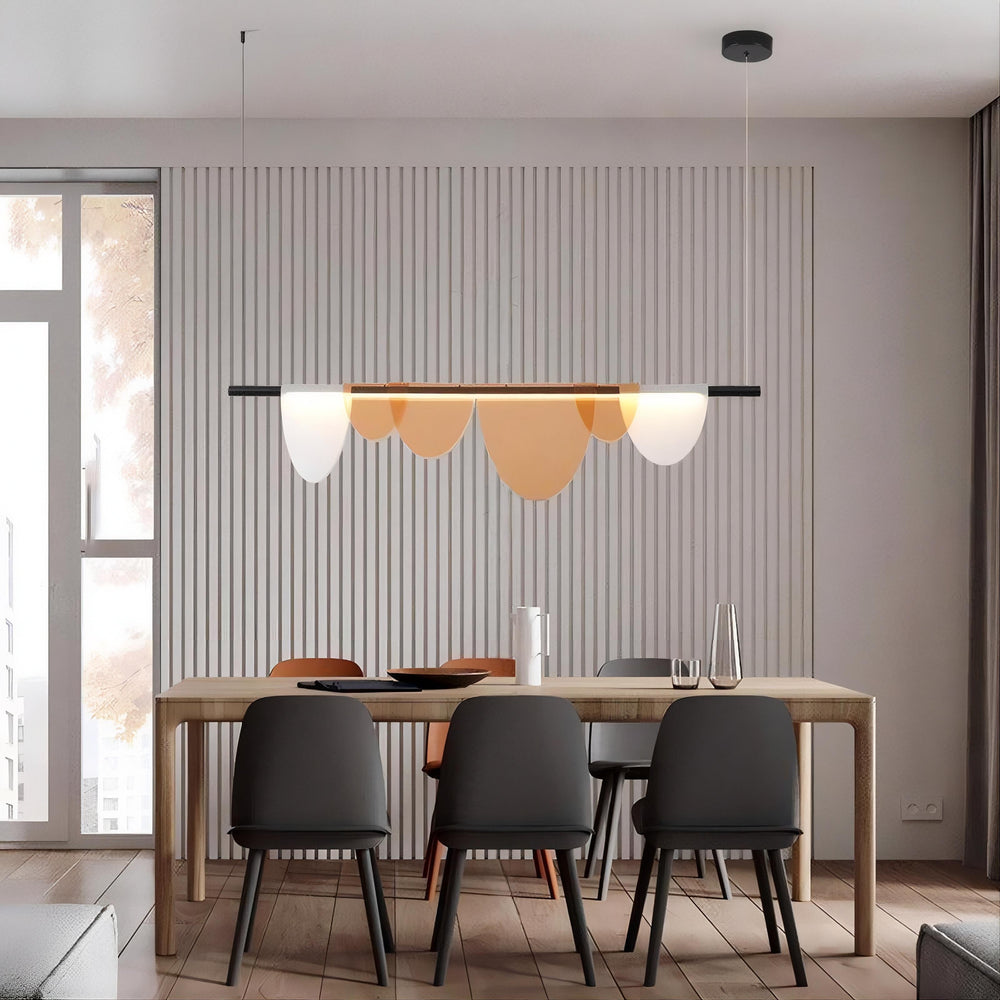 EQUALinear Chandelier by Lampadom - top view
