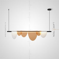 EQUALinear Chandelier by Lampadom - detail view
