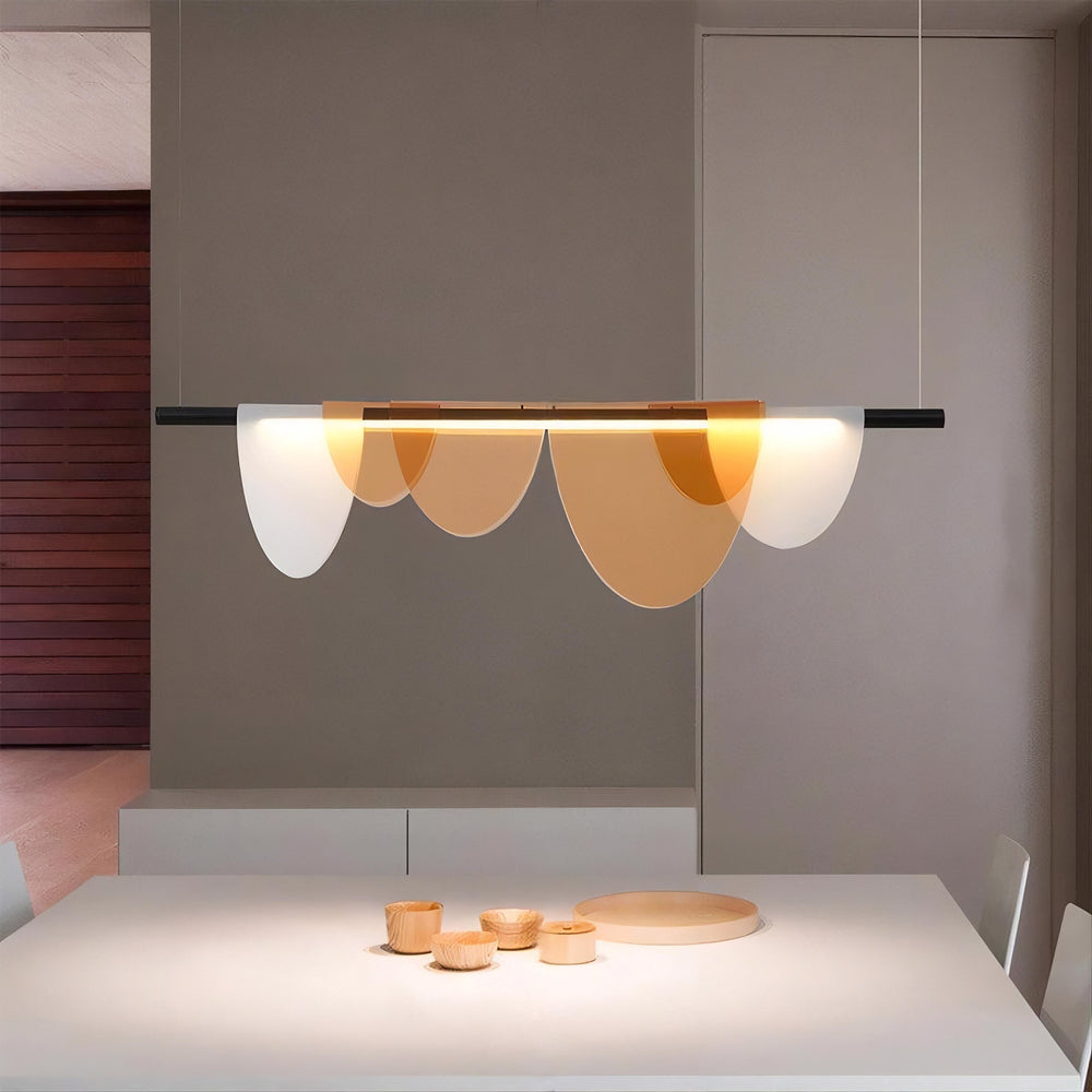 EQUALinear Chandelier by Lampadom - angle view