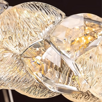ERHARD WAVE Chandelier by Lampadom - close-up