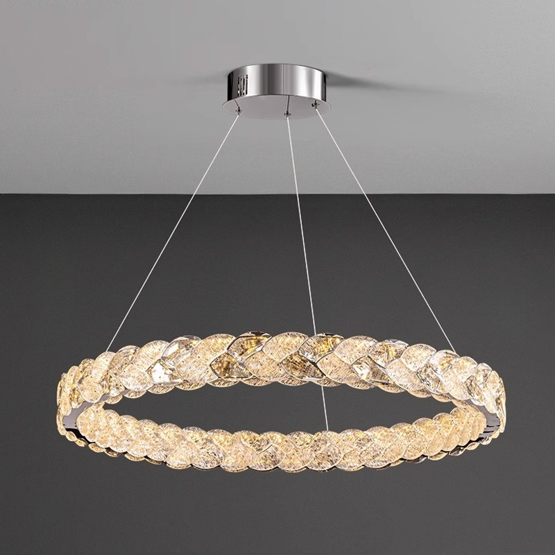 ERHARD WAVE Chandelier by Lampadom - side view