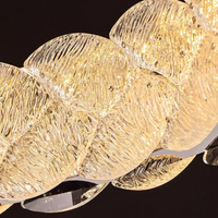 ERHARD WAVE Chandelier by Lampadom - side view