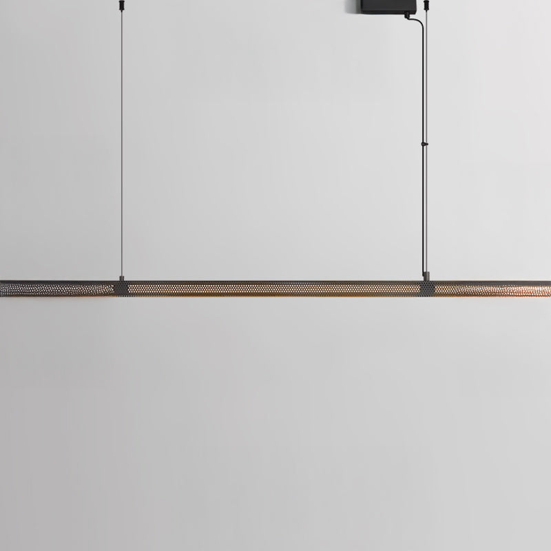 ERKER Linear Chandelier by Lampadom - angle view
