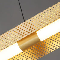 ERKER Linear Chandelier by Lampadom - side view