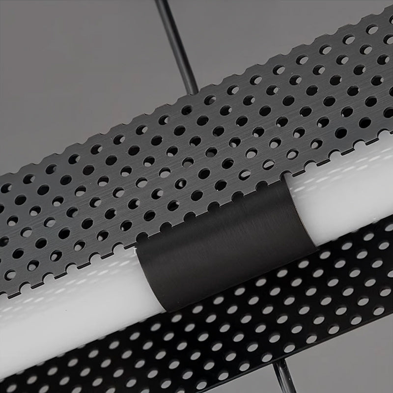 ERKER Linear Chandelier by Lampadom - close-up