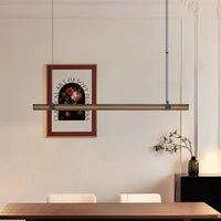 ERKER Linear Chandelier by Lampadom - close-up