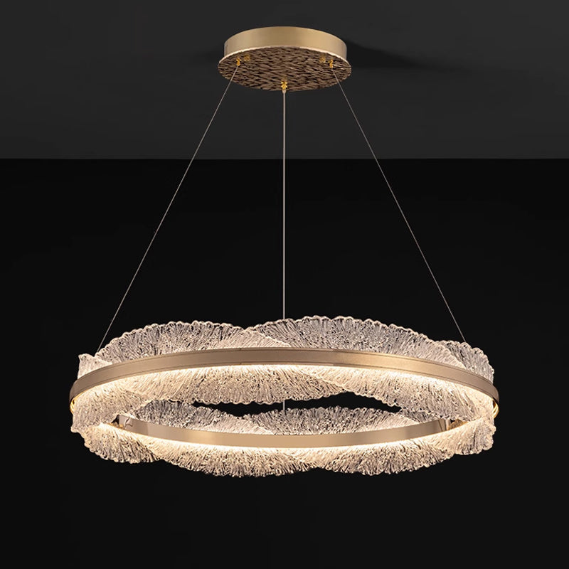 ERLAN Ring Chandelier by Lampadom - top view