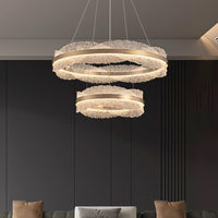 ERLAN Ring Chandelier by Lampadom - scale reference