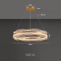 ERLAN Ring Chandelier by Lampadom - top view