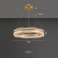 ERLAN Ring Chandelier by Lampadom - close-up