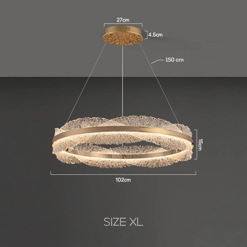 ERLAN Ring Chandelier by Lampadom - detail view