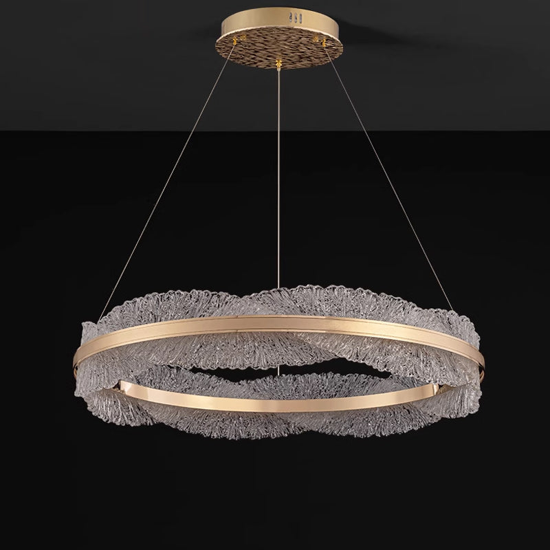 ERLAN Ring Chandelier by Lampadom - angle view