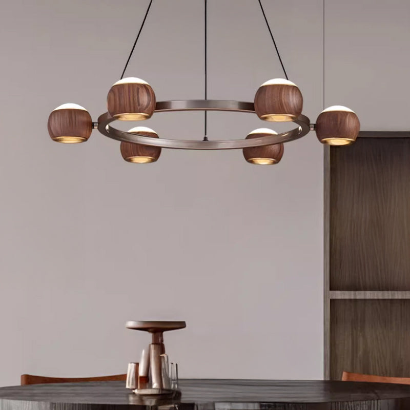 ERNAR Ring Chandelier by Lampadom - ambient shot