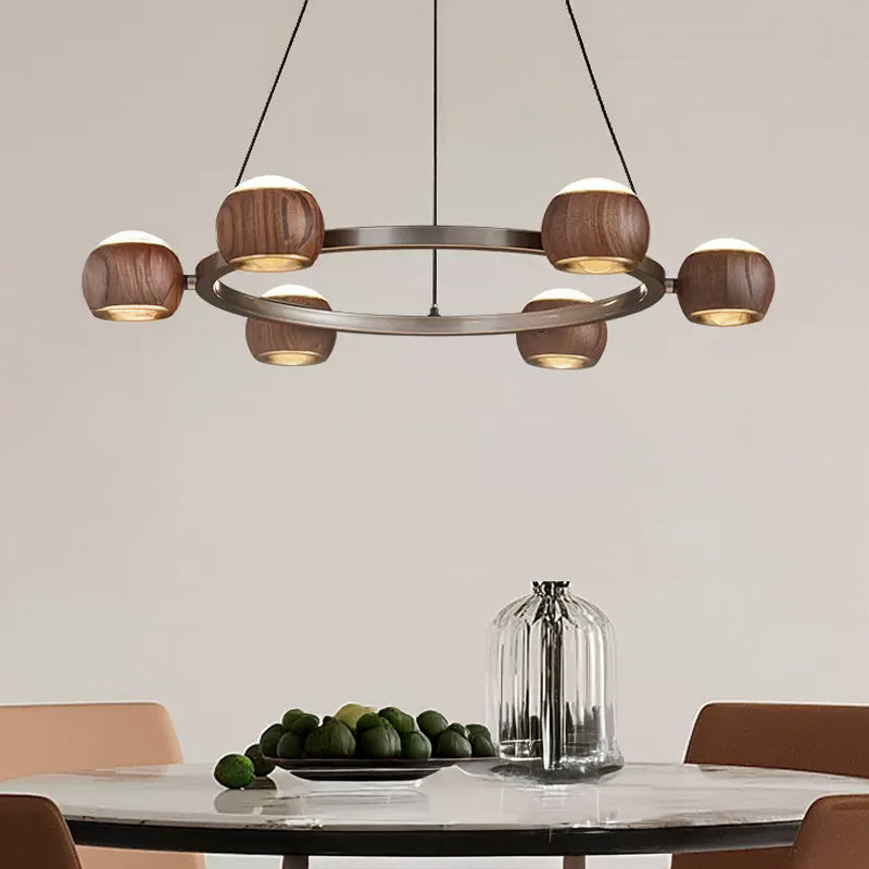 ERNAR Ring Chandelier by Lampadom - scale reference