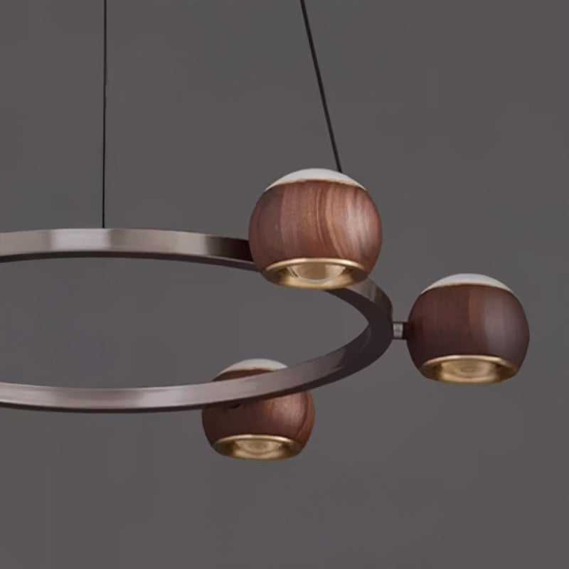 ERNAR Ring Chandelier by Lampadom - ambient shot