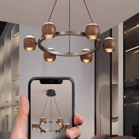 ERNAR Ring Chandelier by Lampadom - side view