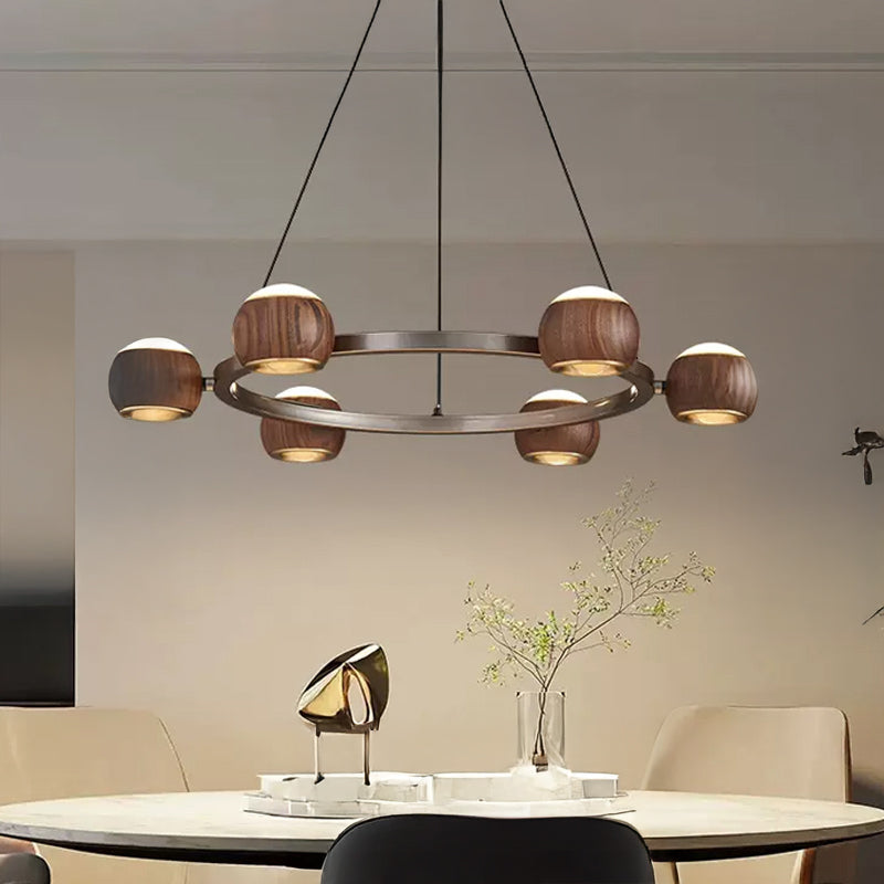 ERNAR Ring Chandelier by Lampadom - side view