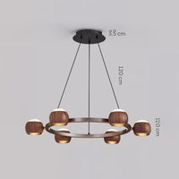 ERNAR Ring Chandelier by Lampadom - close-up