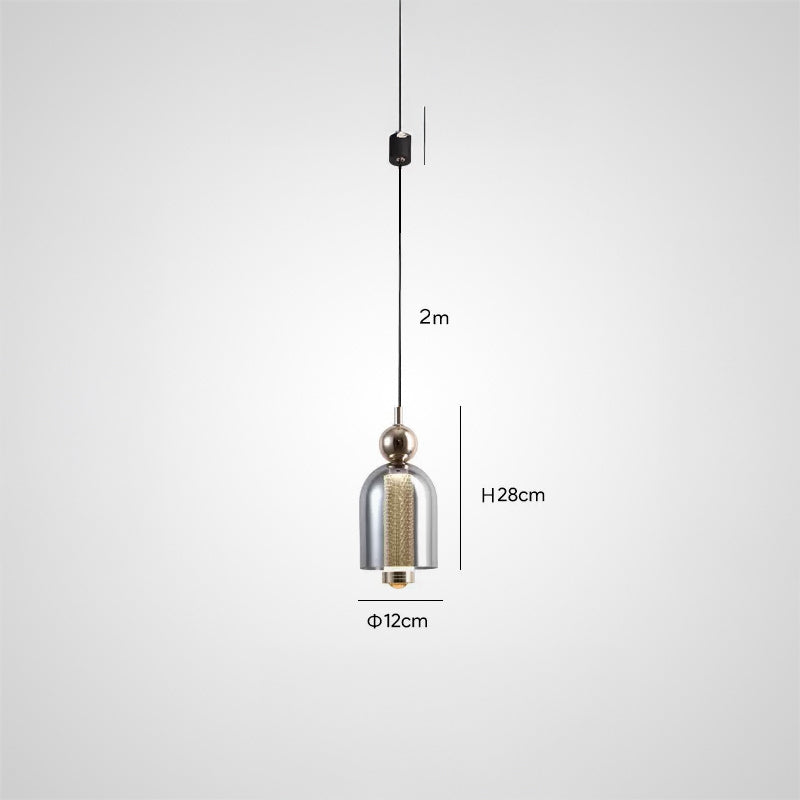 ERNES Pendant by Lampadom - side view