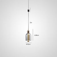 ERNES Pendant by Lampadom - side view