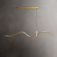 ESKILD Linear Chandelier by Lampadom - close-up