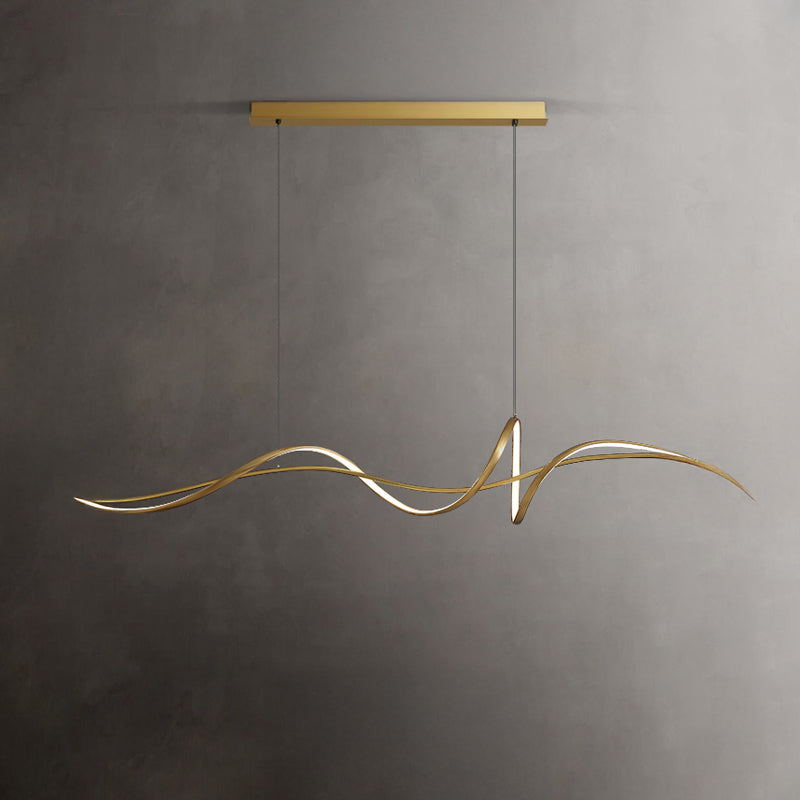 ESKILD Linear Chandelier by Lampadom - scale reference