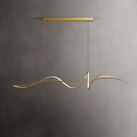 ESKILD Linear Chandelier by Lampadom - scale reference