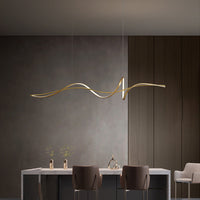 ESKILD Linear Chandelier by Lampadom - top view