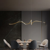 ESKILD Linear Chandelier by Lampadom - top view