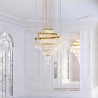 ESTELLA Ring Chandelier by Lampadom - side view