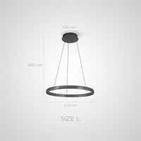 ESTHER Ring Chandelier by Lampadom - detail view