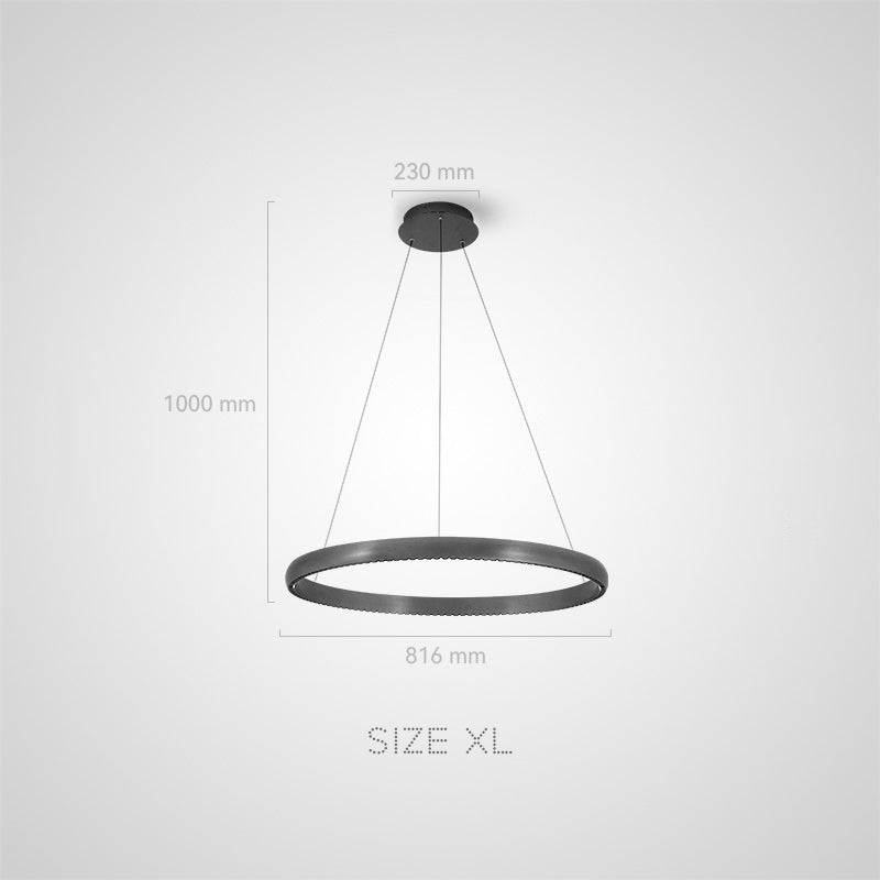 ESTHER Ring Chandelier by Lampadom - scale reference