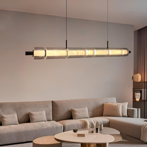 EVERIN Linear Chandelier by Lampadom - side view