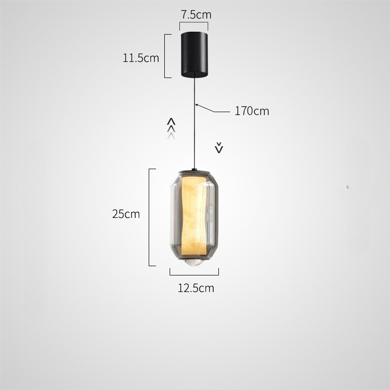 EVERIN ONE Pendant by Lampadom - angle view