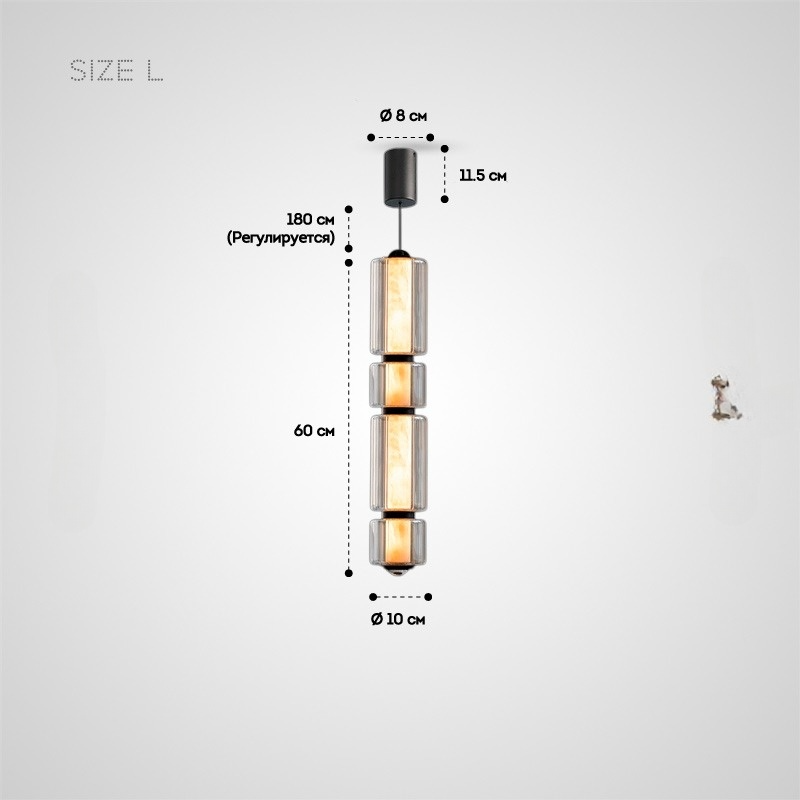 EVERIN WIDE Pendant by Lampadom - angle view