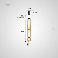 EVERIN WIDE Pendant by Lampadom - angle view