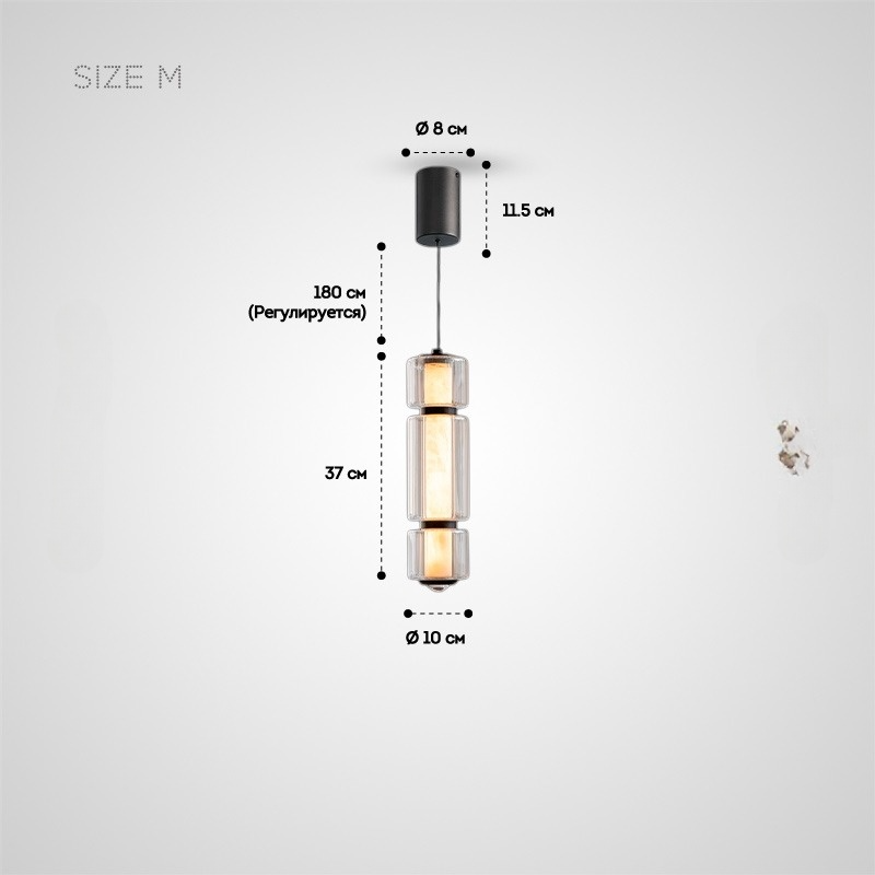 EVERIN WIDE Pendant by Lampadom - top view