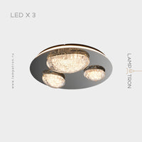 EVIAN Ceiling Chandelier