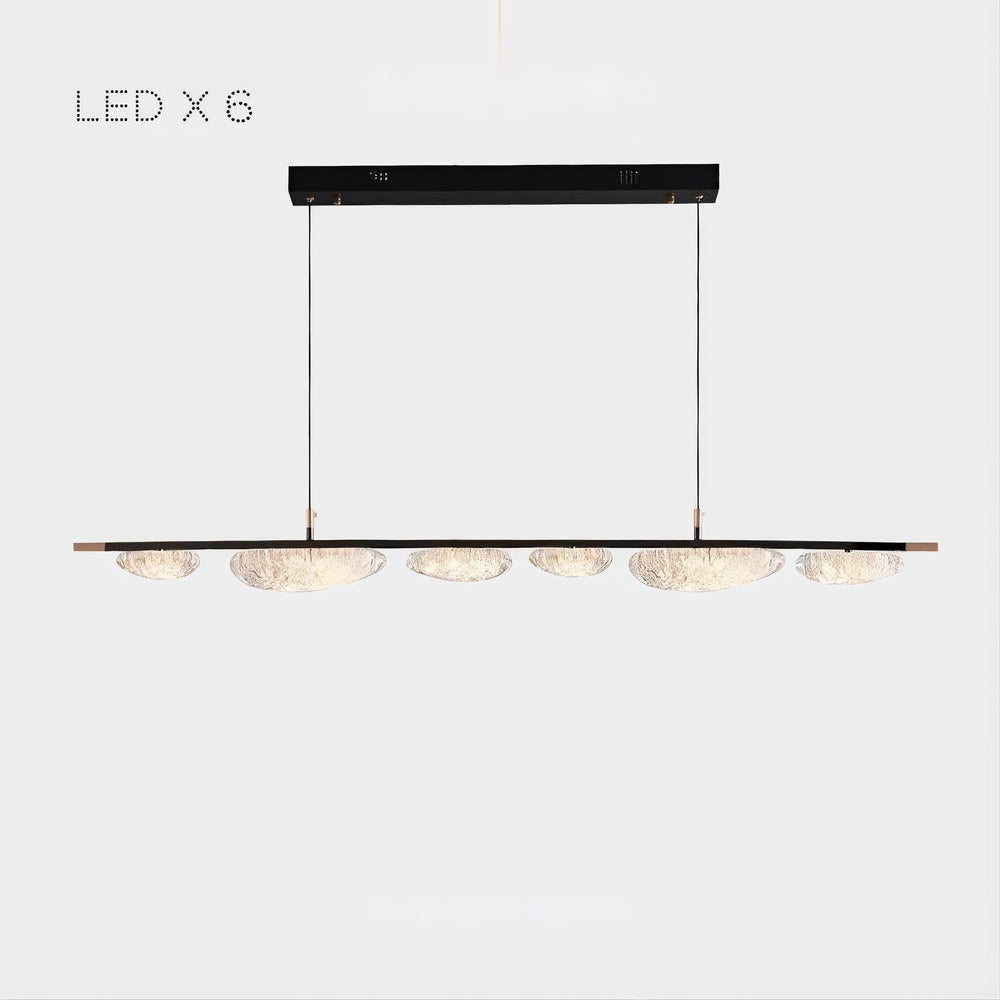 EVIAN Linear Chandelier by Lampadom - ambient shot