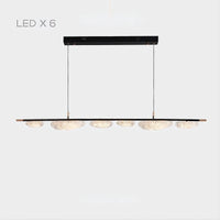 EVIAN Linear Chandelier by Lampadom - ambient shot