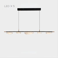 EVIAN Linear Chandelier by Lampadom - scale reference