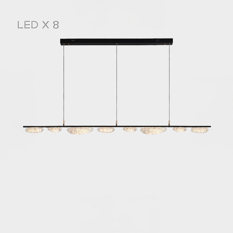 EVIAN Linear Chandelier by Lampadom - close-up