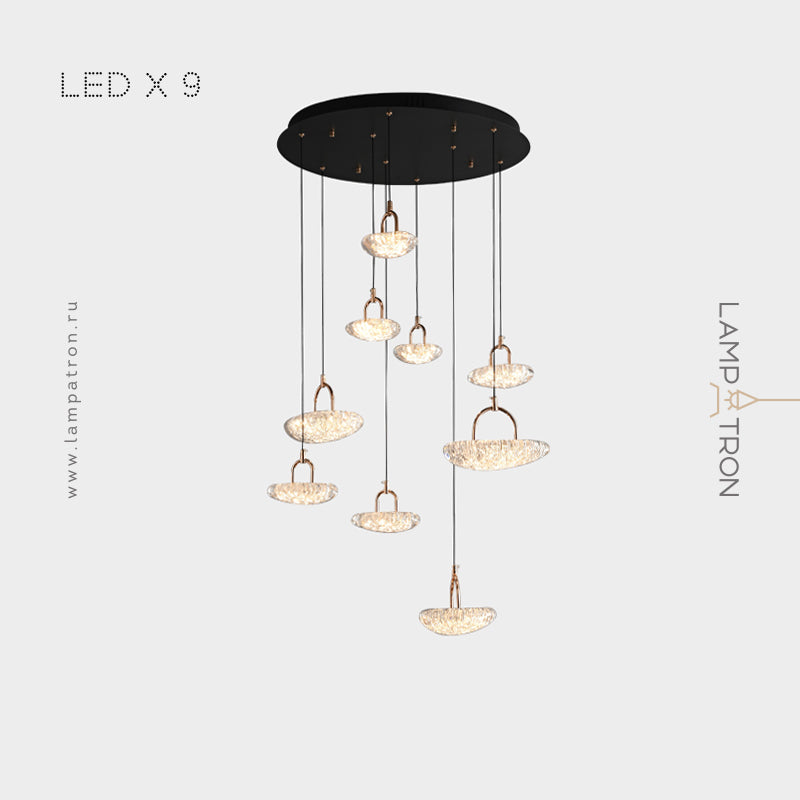 EVIAN MORE Cascade Light by Lampadom - top view