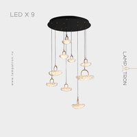 EVIAN MORE Cascade Light by Lampadom - top view