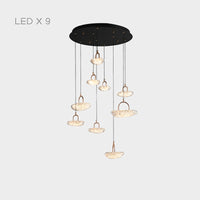 EVIAN MORE Cascade Light by Lampadom - scale reference