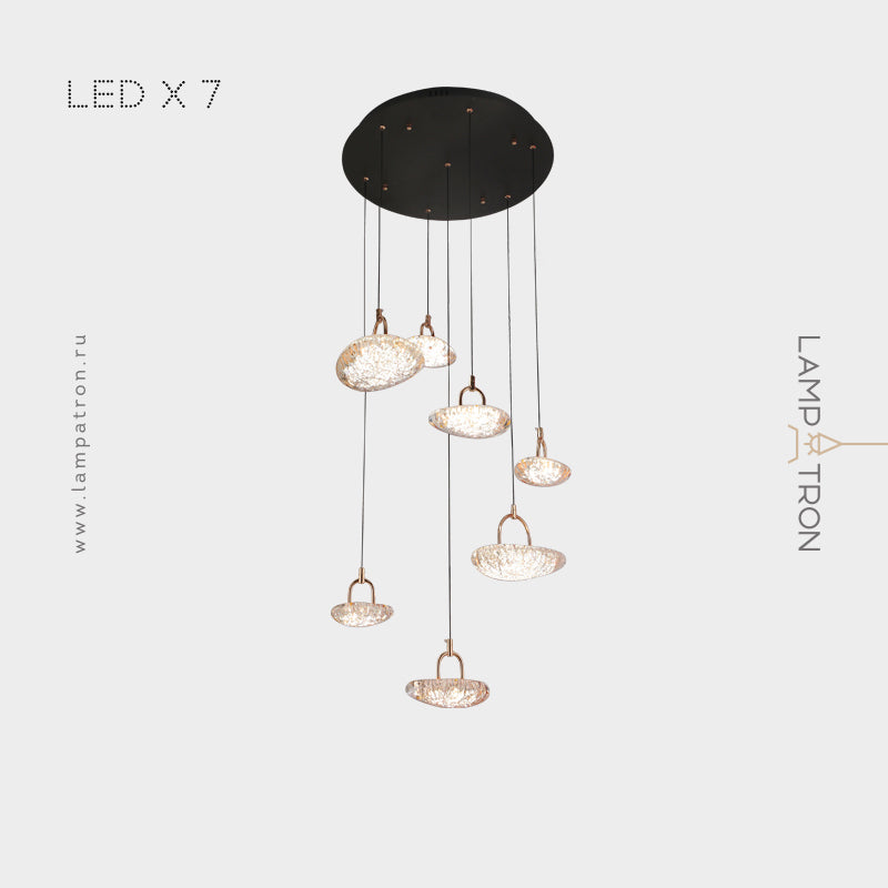 EVIAN MORE Cascade Light by Lampadom - ambient shot